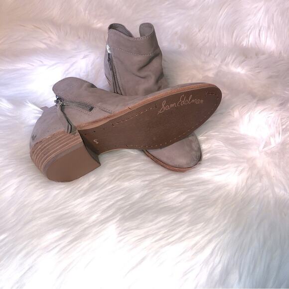 Sam Edelman Women's Packer Leather Low Heel Booties size 6.5 - Picture 3 of 10